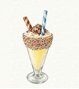Salty Caramel milkshake