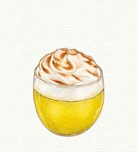 a Glass of Coco Colada